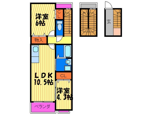 モーデカーサの物件間取画像